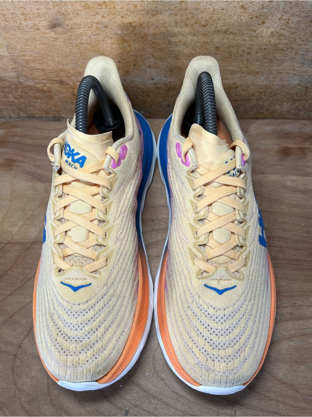 Hoka One One Mach 5 Womens Size 7 Running Shoes Sneakers Impala Cyclamen - Picture 3 of 12